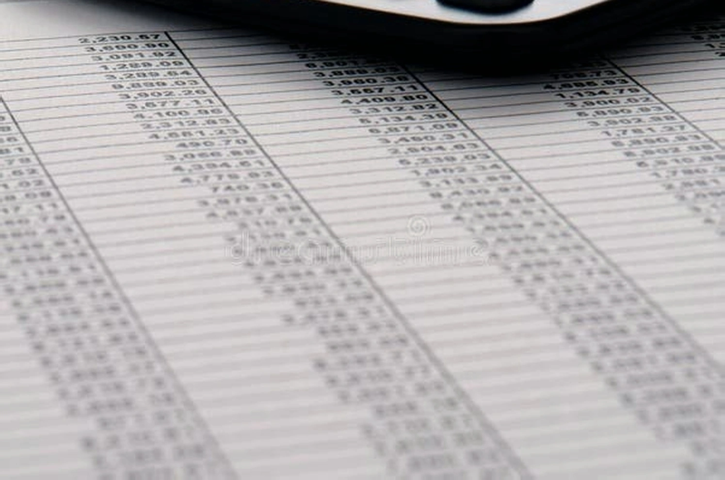 financial calculator spreadsheet business consultation image